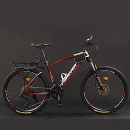 CJF Mountain Bike CJF Adult Mountain Bike 26 Inch Outroad Bicycles with Dual Disc Brakes for Adult, Men, Women(21-Speed, 24-Speed, 27-Speed, 30-Speed), A, 21 speed