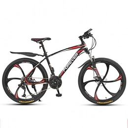 CJF Mountain Bike CJF Lightweight Outroad Mountain Bike 26 Inch 21 Speed Road Bike with Double Disc for Adults & Teen, B