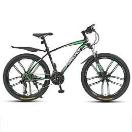 CJF Mountain Bike CJF Mountain Bike Women And Men 26 Inch 21 Speed Shock Dual Disc Brakes Student Bicycle for Fitness Workout, C