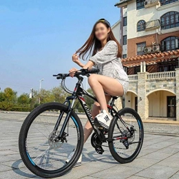 WJSW Mountain Bike Commuter City Hardtail Bike 24 Inch Wheel - 21 Speed Sports Leisure City Road Bicycle Unisex (Color : C)
