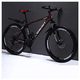 COSCANA Bike COSCANA Men And Women Mountain Bike, Front Suspension MTB, 24-27 Speed, 26-Inch Wheels, 17-Inch Aluminum Frame Mountain BicycleRed-27 Speed