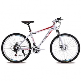 COSCANA Mountain Bike COSCANA Mens Mountain Bike, Front Suspension, 21-27 Speed, 26-Inch Wheels, 17-Inch High Carbon Steel Frame With Dual Disc Brake MTBRed-21 Speed