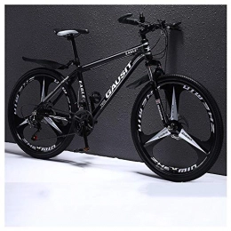 COSCANA Bike COSCANA Mountain Bike, MTB 26 Inch 24-27 Speed ​​Bicycle, Mens / Women Bike High Carbon Steel Front Suspension Road Bike For Adult And TeensBlack-24 Speed