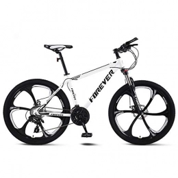 CPY-EX Bike CPY-EX Adult 26 Inch Mountain Bike, Beach Snowmobile Bicycle, Double Disc Brake Bicycles, Magnesium Alloy Wheels, Man Woman General Purpose(21 / 24 / 27 / 30 Speed), C2, 27