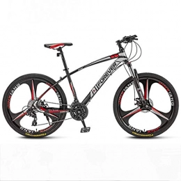 CPY-EX Mountain Bike CPY-EX Bicycle, 66 inch Mountain Bikes 21, 24, 27, 30 Speed Mountain Bike 26 Inches Wheels Bicycle, Double Disc Brake System, White, Red, Blue, Black, C, 21