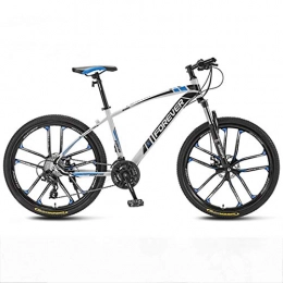 CPY-EX Bike CPY-EX Mountain Bike 21 / 24 / 27 / 30 Speed Double Disc Brake System Mountain Bike 27.5 Inches Wheels Bicycle (White, Red, Blue, Black), B2, 24