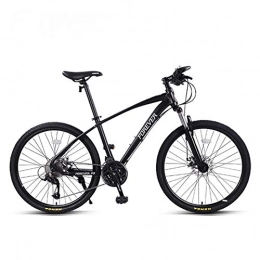 CPY-EX Bike CPY-EX Mountain Bike 27 Speed Double Disc Brake System Mountain Bike 26 Inches Wheels Bicycle (White, Black), A