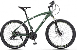 CSS Bike CSS 24" 26" Mountain Bicycle, 24 / 27 Speed Mountain Bike Adult Double Disc Brake Speed Bicycle 6-11, Green, 26 inch 24 Speed