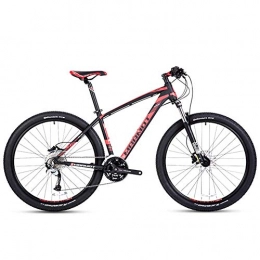Cxmm Bike Cxmm 27-Speed Mountain Bikes, Men's Aluminum 27.5 inch Hardtail Mountain Bike, All Terrain Bicycle with Dual Disc Brake, Adjustable Seat, Black