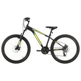 LINWXONGQP Mountain Bike Cycling Mountain Bike 21 Speed 27.5 inch Wheel 38 cm Black