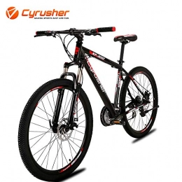 Cyrusher Bike Cyrusher XF300 Mountain Bike 24 Speeds Mans Bike 27.5' Tire Bikes and 19 Inch Aluminum Alloy Frame Hard-tail Bike (Red)