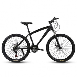 D&XQX Mountain Bike D&XQX 30-Speed Mountain Bikes, 26 Inch Adult High-Carbon Steel Frame Hardtail Bicycle, Men's All Terrain Mountain Bike, Anti-Slip Bikes, 21 speed