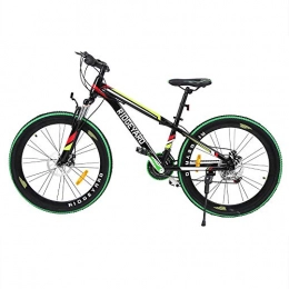 Dafang Bike Dafang Adult 26-inch disc brake mountain bike bicycle 21 speed with LED battery light-Czech Republic_Green