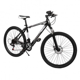 Dalkeyie Bike Dalkeyie 26" Mountain Bike Bicycle, 21-Speed Full Suspension Bicycle, Height adjustable Unisex's Dual Disc Brake MTB