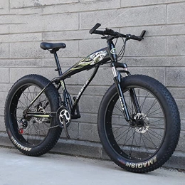 DANYCU Mountain Bike DANYCU 26 Inch Mountain Bike Bicycle for Mens, 4.0 Fat Tire Bike, Beach Snow All Terrain MTB, Off-Road Variable Speed Bike with Shock Absorber Fork, Maximum Load 200kg, E, 7 speed