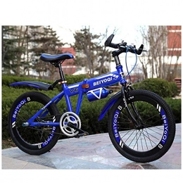 Dapang Bike Dapang 20" Mountain Bike - Red, Green & Black, 17" Steel frame with 21 speed front and rear mudguards front and rear mechanical disc brake, Blue