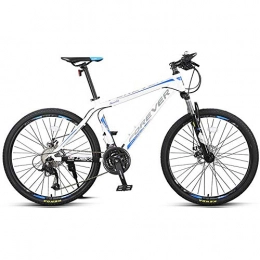 DelongKe Bike DelongKe 27.5 Inches Mountain Bike Bicycle, Men's Mountain Bikes, 27-Speed Mountain Bike for Adult, Lightweight Aluminum Full Suspension Frame, Suspension Fork, Disc Brake, Blue