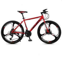 DGAGD Bike DGAGD 24 / 26 inch mountain bike bicycle men's and women's variable speed road racing light bicycle three-wheel-red_24 inches