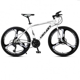 DGAGD Bike DGAGD 24 / 26 inch mountain bike bicycle men's and women's variable speed road racing light bicycle three-wheel-white_24 inches