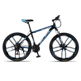 DGAGD Bike DGAGD 24-inch aluminum alloy frame mountain bike variable speed ten-wheel road bike-Black blue_24 speed