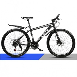 DGAGD Bike DGAGD 24 inch mountain bike adult male and female variable speed light road racing spoke wheel-Black and white_21 speed