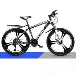 DGAGD Bike DGAGD 24 inch mountain bike adult men and women variable speed light road racing three-knife wheel No. 2-Black and white_21 speed
