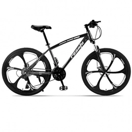 DGAGD Mountain Bike DGAGD 24 inch mountain bike adult six-blade one-wheel variable speed dual-disc bicycle-black_21 speed