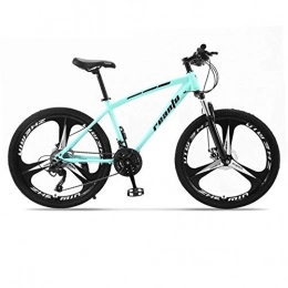 DGAGD Bike DGAGD 24 inch mountain bike adult tri-pitch one-wheel variable speed dual-disc bicycle-Light blue_27 speed