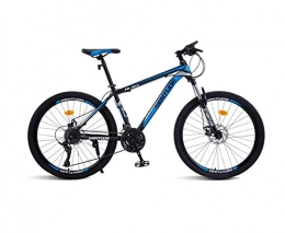 DGAGD Bike DGAGD 24 inch mountain bike cross-country variable speed racing light bicycle 40 cutter wheels-Black blue_21 speed