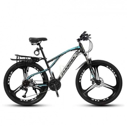 DGAGD Bike DGAGD 24-inch mountain bike geared into a young and easy-to-use tricycle-Black blue_27 speed