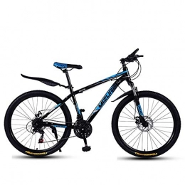 DGAGD Bike DGAGD 24 inch mountain bike variable speed bicycle light racing spoke wheel-Black blue_21 speed
