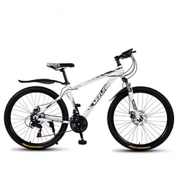DGAGD Bike DGAGD 24 inch mountain bike variable speed bicycle light racing spoke wheel-White black_21 speed