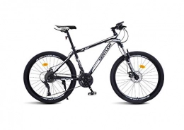 DGAGD Bike DGAGD 24 inch mountain bike variable speed light bicycle 40 cutter wheel-Black and white_24 speed