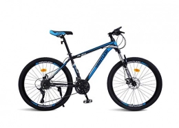 DGAGD Bike DGAGD 24 inch mountain bike variable speed light bicycle 40 cutter wheel-Black blue_24 speed