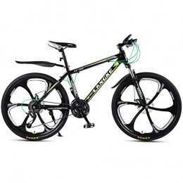 DGAGD Bike DGAGD 24-inch mountain bike variable speed male and female mobility six-wheel bicycle-dark green_21 speed