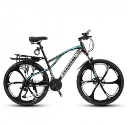 DGAGD Bike DGAGD 24-inch mountain bike with six wheels-Black blue_24 speed