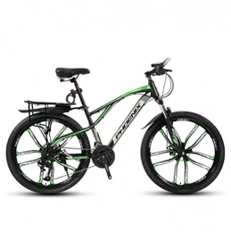 DGAGD Bike DGAGD 24-inch mountain bike with ten wheels-dark green_30 speed