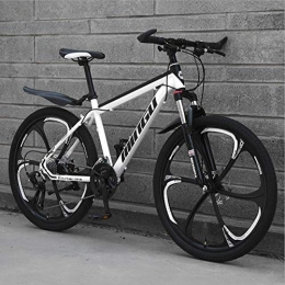 DGAGD Bike DGAGD 24-speed mountain bike disc brake adult ultra-lightweight six-blade wheel-white_24 speed