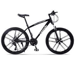 DGAGD Mountain Bike DGAGD 26 inch mountain bike adult 10-knife one-wheel variable speed dual disc bicycle bicycle-black_27 speed