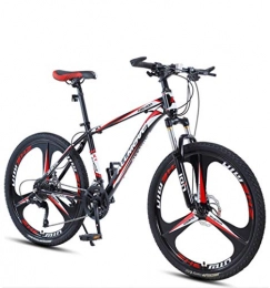 DGAGD Mountain Bike DGAGD 26 inch mountain bike male and female adult variable speed racing ultra-light bicycle tri-cutter-Black red_24 speed