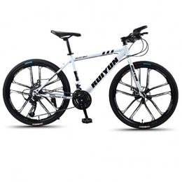 DGAGD Bike DGAGD 26 inch mountain bike with big wheels adult ten-wheel variable speed bicycle-white_21 speed