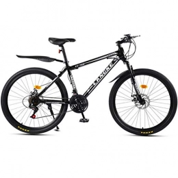 DGAGD Mountain Bike DGAGD 26 inch mountain bike with variable speed spoke wheel for men and women-black_21 speed
