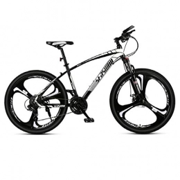 DGAGD Mountain Bike DGAGD 27.5 inch mountain bike men's and women's adult ultralight racing light bicycle tri-cutter No. 1-Black and white_21 speed