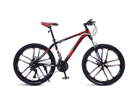 DGAGD Bike DGAGD 27.5 inch mountain bike variable speed light bicycle ten cutter wheel-Black red_21 speed