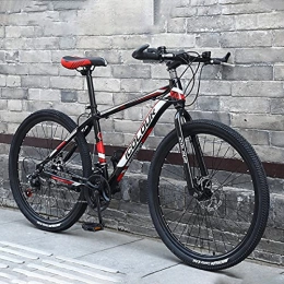 DKZK Bike DKZK 24 / 26 Inch Mountain Bike 21 / 24 / 27 / 30 Speed MTB Bicycle With Suspension Fork, Dual-Disc Brake, Fenders Urban Commuter City Bicycle Suitable For Students, Teenagers, Adults