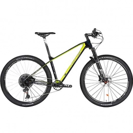 DRAKE18 Mountain Bike DRAKE18 Carbon fiber mountain bike, 27.5 / 29 inch 12-speed variable speed GX double disc brake adult men and women cross-country climbing bicycle outdoor riding, C, 27.5in*17.5in