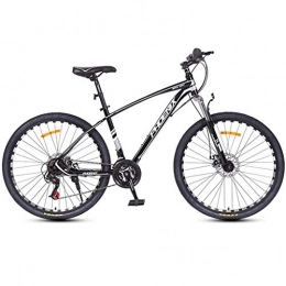 Dsrgwe Bike Dsrgwe Mountain Bike / Bicycles, Carbon Steel Frame, Front Suspension and Dual Disc Brake, 26inch Spoke Wheels, 24 Speed (Color : E)