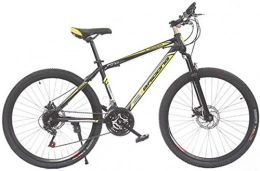 Generic Mountain Bike Dual Suspension Mountain Bikes Comfort & Cruiser Bikes Outdoor Travel Mountain Bike 24 Inch 21 Speed City Road Bicycle Sports Leisure (Color : Black red)-Black_Yellow