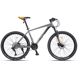 DXIUMZHP Mountain Bike DXIUMZHP Dual Suspension 33 Speed Aluminum Alloy Mountain Bike, Oil Disc Brake Highway Bicycle, Ultra-light Unisex MTB, 26-inch Wheels (Color : 33-speed orange, Size : 26 inches)