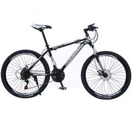 DXIUMZHP Mountain Bike DXIUMZHP Dual Suspension Mountain Bike, Bicycle, Off-road Variable Speed Bicycles, 24 / 26 Inches, 21-speed, Unisex (Color : Black, Size : 26 inches)